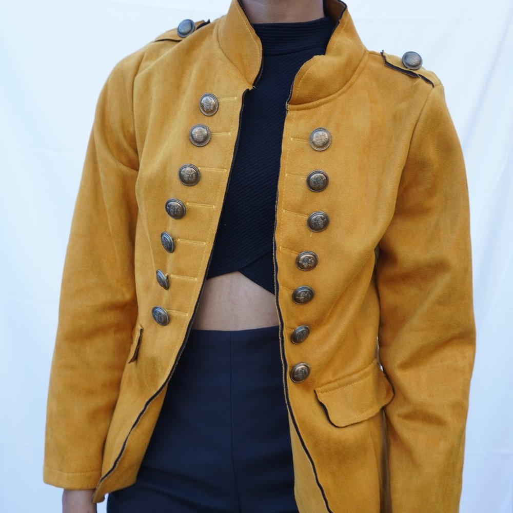 Gold band leader type jacket